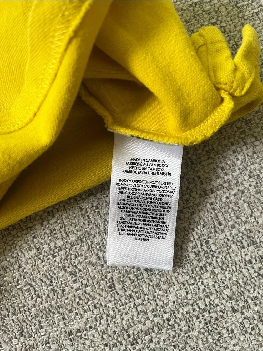 Polo Ralph Lauren Girls Yellow Sleeveless Polo Size 5 Preppy Summer Top